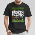 thumbnail image 2 of Broken Crayons Still Color Mental Health Matters Awareness T-Shirt, Inspirational Graphic Tee Promoting Mental Health Support and Self-Love, Vintage Style Positive Message Apparel, Perfect, 2 of 3