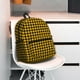 thumbnail image 5 of Easygdp Retro Yellow and Black Houndstooth Mochila Casual para Portátil, Mochila para Escuela, Viajes, Negocios, 5 of 6