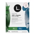 thumbnail image 4 of L. Tampons, Made with Organic Cotton, Regular/Super Absorbency, Multipack, Made Without Synthetic Pesticides, Rayon or Fragrances, 18 CT, 4 of 20