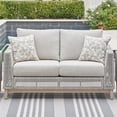 thumbnail image 2 of Signature Design by Ashley Seton Creek Gray Outdoor Loveseat with Cushion, 2 of 11