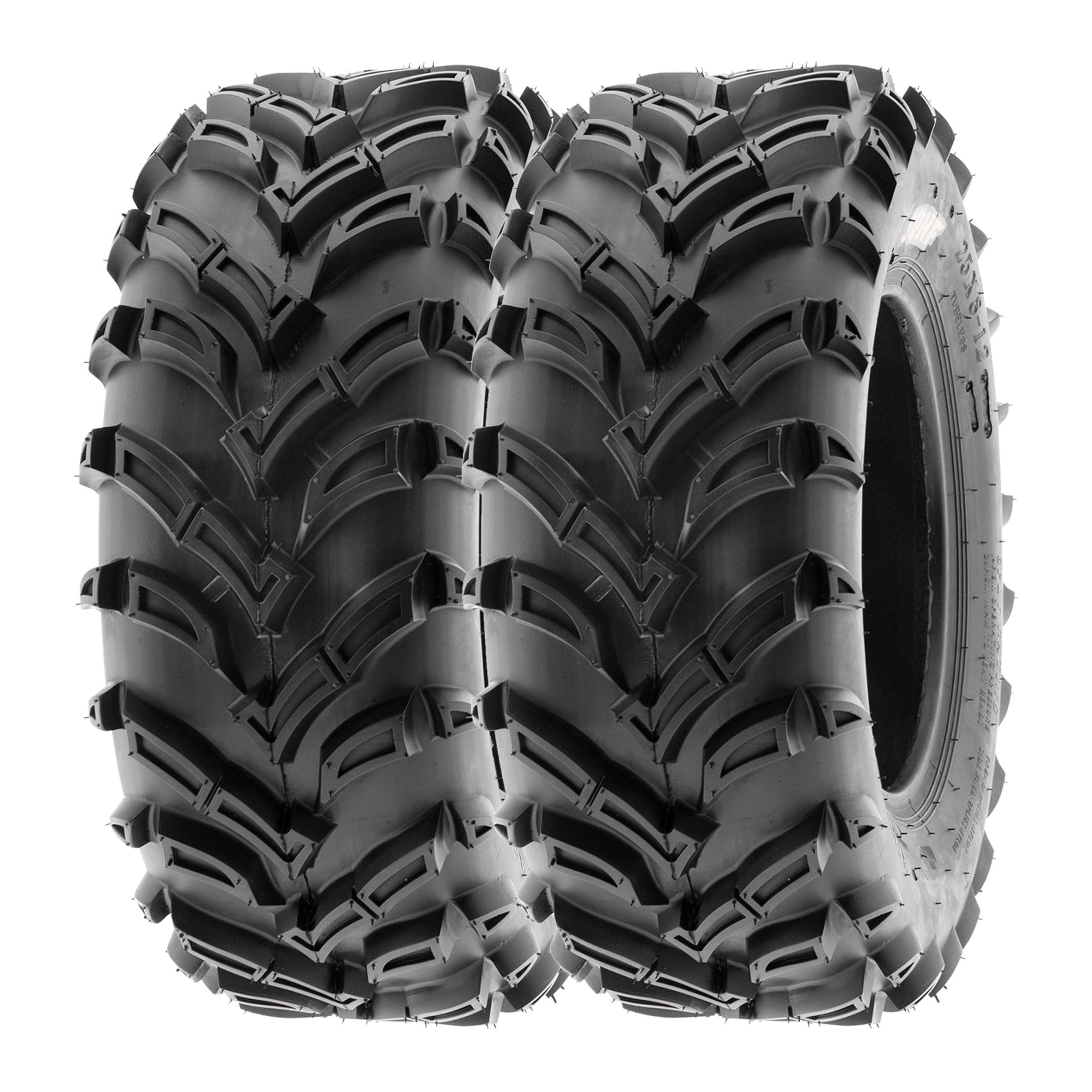 SunF ATV UTV Tires OffRoad A024 25x812 25x8x12 6 PR (Pair of 2