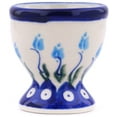 thumbnail image 3 of Polmedia Floral Peacock Polish Pottery Egg Holder, 3 of 6