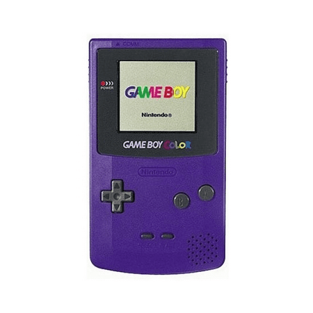 Refurbished Nintendo Game Boy Color - Grape with Battery Cover