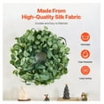 thumbnail image 3 of Artificial Eucalyptus Wreath 26 Inch - Greenery Front Door Wreath for Home Decor - Year Round Floral Wreath with Realistic Silk Leaves, 3 of 7