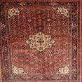 thumbnail image 1 of Ahgly Company Indoor Square Traditional Rust Pink Persian Area Rugs, 8' Square, 1 of 6