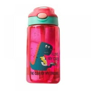 Magazine 480ml Kids Portable Anti-fall Water Sippy Cup Creative Cartoon Baby Feeding Cups with Straws Water Bottle