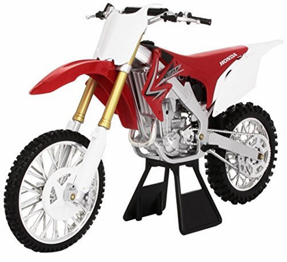2012 Honda CRF450R Dirtbike - Miniature Collectible Toy (NOT A REAL  DIRTBIKE!) - New Ray 49383 - 1/6 Scale Motocross Motorcycle