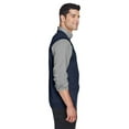 thumbnail image 3 of Devon & Jones Men's Full Fashioning Lighter Weight V Neck Vest, NAVY, X-Small, 3 of 3