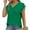 Green, variant on Women's Cap Short Sleeve Tops Drawstrings Summer Trendy 2024 V Neck T Shirts Fashion Tank Tops Casual Tee Tunic Blouse