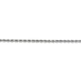 thumbnail image 2 of 14k White Gold 2.25mm D/C Rope Chain, 2 of 3