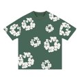 thumbnail image 1 of Camiseta holgada con estampado de espuma para hombre y mujer, ropa informal estilo Hip-Hop Y2K, Tops informales, tendencia de moda 2023, 1 of 4