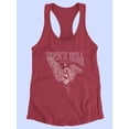 thumbnail image 3 of Rock N Roll Angel Girl  Racerback Tank Women -Image by Shutterstock, Female x-Small, 3 of 4
