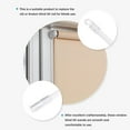 thumbnail image 4 of LOVEVER Plastic Blind Wands 4pcs Plastic 17” Blind Wands Vertical Blinds Replacement Parts Long Window Blind Sticks, 4 of 6