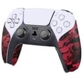 thumbnail image 5 of PlayVital Anti-Skid Sweat-Absorbent Professional Controller Grip for PS5 Controller, Textured Soft Rubber Pads Handle Grips for PS5 Controller - Black Red Camouflage, 5 of 9
