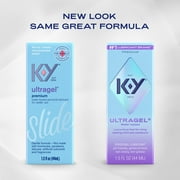 K-Y Ultragel Lube, Personal Water Based Lubricant For Sexual Wellness, Vaginal Moisturizer, 1.5 fl oz