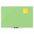 thumbnail image 1 of Magnetic Eraser Glass Board 48" X 60" Inches Eased Corners - Light Green, 1 of 5