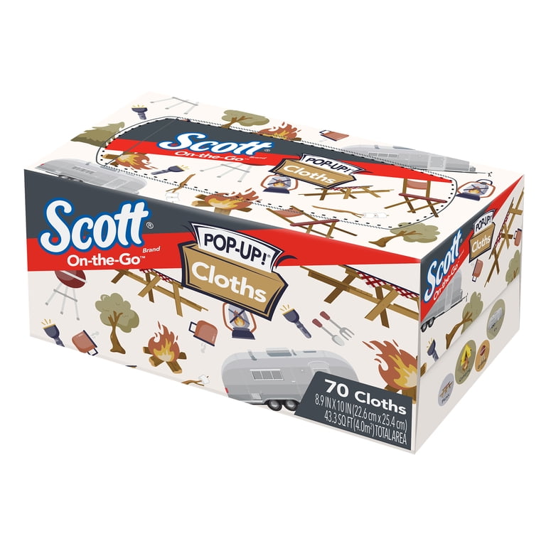 Scott On-The-Go Cloths, 2-Pack, 70 Count photo 6