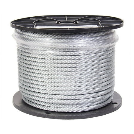 1/4 - 7 X 19 Galavanized Aircraft Cable - 250' Reel