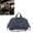 Navy Blue, variant on Lightweight Foldable Gym Duffle Bag with Separate Shoe Compartment Water Bottle Pocket Detachable Strap for Travel Sports Weekend Trip,Black