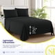 thumbnail image 3 of Juego de sábanas Sweet Home Collection California King negro, 3 of 6