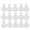 Clear, variant on ievspot Smooth Bottle Body Vase Exquisite Craftsmanship Vase Ribbed Bud Vases Modern Plastic Decorative Table Centerpiece for Home Wedding Baby Shower Decor