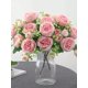 thumbnail image 1 of 5 Head 1 Bouquet Artificial Peony Rose Flower For Room Office Living Home Decor Valentine'S Day Birthday Gifts Wedding Party Table Centerpiece Decorat, 1 of 5