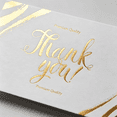 thumbnail image 4 of CCOCC 2026 New 100-Pack for Appreciating Small Business Support,2X3.5 Inches Black Gold 'Thank You' Cards for Retailers,Small Businesses,Customer Appreciation,Gift Wrapping,Packaging, 4 of 6