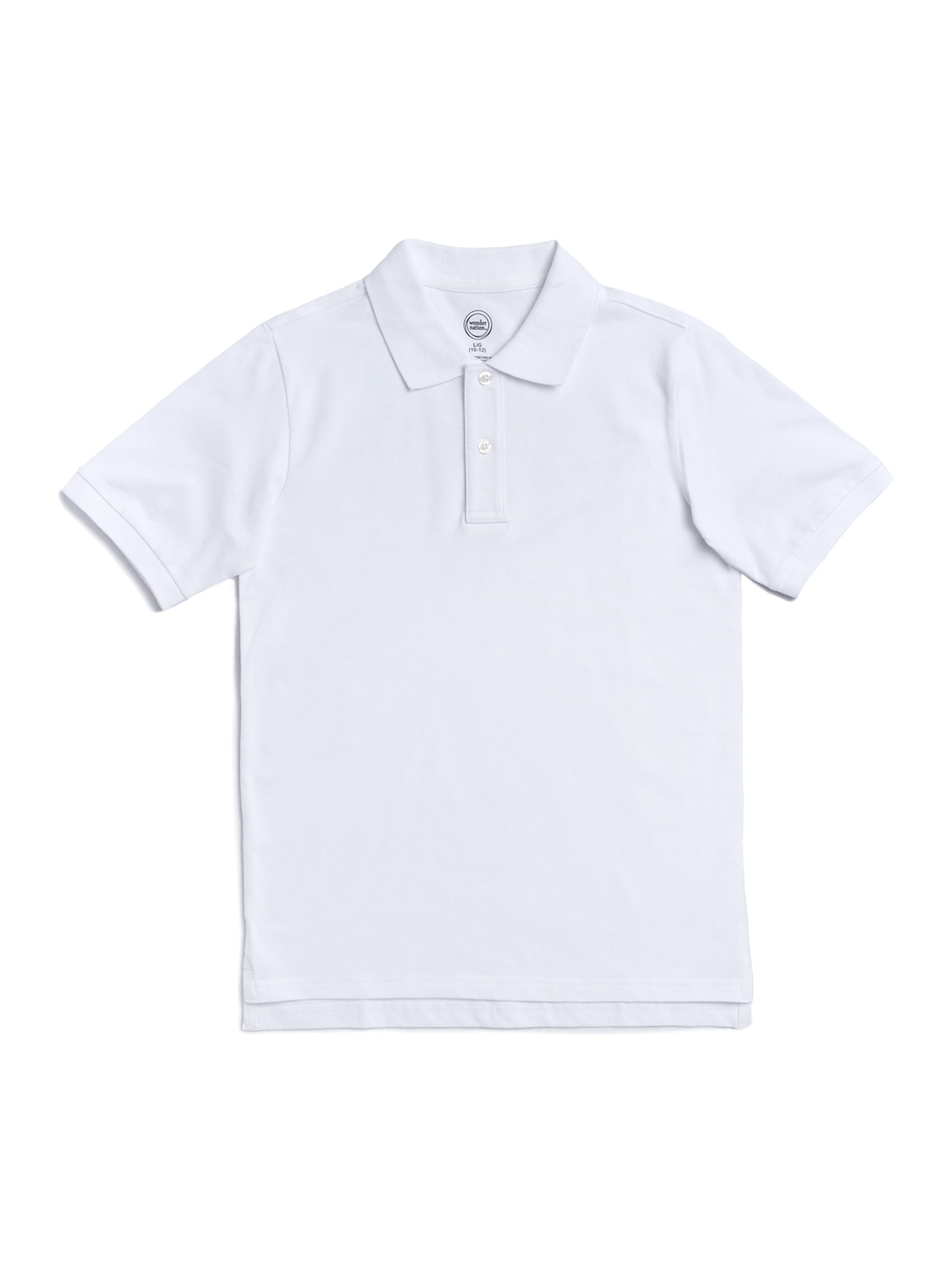 Shops Tops School Uniforms Nautica Boys Husky Boys Uniform Short Sleeve