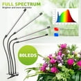 thumbnail image 2 of Grow Light Plant Light Indoor Plants Full Spectrum Clip Plant Growing Lamp Level Dimmable Auto On Off Timing Hrs ( ), 2 of 7