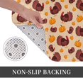 thumbnail image 6 of Disketp Thanksgiving Turkey and Pumpkin Mat for Front Door Outside - Doormat Outdoor Entrance - Welcome Mats Outdoor,Outside Entry and Outdoor Entrance 16''x24'', 6 of 7