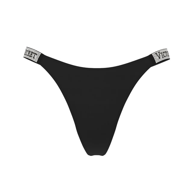 Tanga Victoria's Secret Very Sexy Shine Tira Negra M