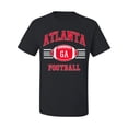 thumbnail image 2 of City of Atlanta ATL American Football Fantasy Fan Sports Men's Graphic T-Shirt, Black, 5XL, 2 of 3