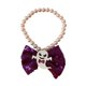 thumbnail image 2 of Collar para gato, collar ajustable para perros pequeños y medianos, gatitos y conejos violeta S, 2 of 8