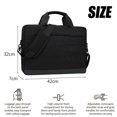 thumbnail image 4 of Bolso del hombro del bolso del ordenador portátil del paño de Oxford, bolso del ordenador para las mujeres de los hombres, 4 of 5