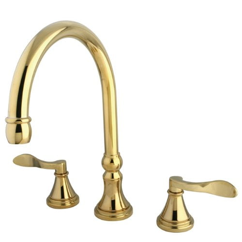 Kingston Brass Nu French Two Handle Roman Tub Filler