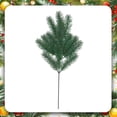 thumbnail image 2 of Artificial Plastic Pine Needle Branch, No-Watering Fake Pine Sprig Stem, Pre-Trimming Faux Pine Greenery Pick for Christmas Wreath Vase Arrangement Winter Holiday DIY Home Decoration, 2 of 5