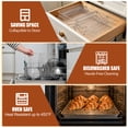 thumbnail image 3 of Vesteel 3-Tier Cooling Racks, Stainless Steel Stackable Grid Baking Racks, Collapsible Wire Racks for Cooking Grilling Roasting, Oven & Dishwasher Safe, 15’’ x 10’’, 3 of 8