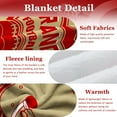 thumbnail image 5 of Throw Blanket San Francisco Gifts for Men Women Boy Sports Team Color Blanket Soft Lightweight Flannel Blanket Decor for Sofa Bed 60"x50", 5 of 6