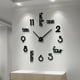 thumbnail image 1 of 1pc 40in 3D DIY Frameless Large Wall Clocks, Living Room Extra Large Wall Clock Stickers, Decorative Giant Silent Wall Clock Kit For House Office Decoration, 1 of 4