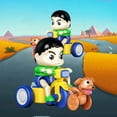 thumbnail image 5 of Pull Back Dog Tricycle Toy, Kids Riding Simulation, Crawling Dog Play, Hands On Skills Toy, Interactive Play Toy, Motor Skills Development, Early Childhood Fun, Boys Birthday Gift, Preschool Toy, 5 of 6