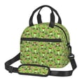 thumbnail image 1 of Easygdp Cute Green Frog Caja de Almuerzo para Mujeres y Hombres, Bolsa de Almuerzo Insulada, Bolsas Reutilizables Impermeables para Viajes, Trabajo y Picnics, 1 of 7