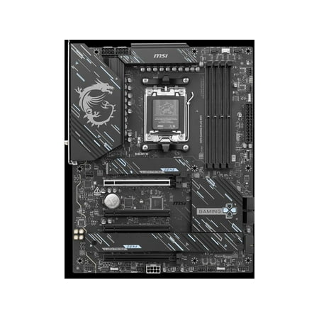 MSI - X870 GAMING PLUS WIFI (Socket AM5) AMD X870 ATX DDR5 Wi-Fi 7 Motherboard - Black