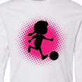 thumbnail image 4 of Inktastic Girl Soccer Player Sports Team Long Sleeve Youth T-Shirt, 4 of 5