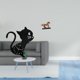 thumbnail image 2 of Reloj de pared de gato acrílico, moderno adorno de dibujos animados, escultura, figurita, obra de arte, estatua de caballo coleccionable, decoración d, 2 of 8