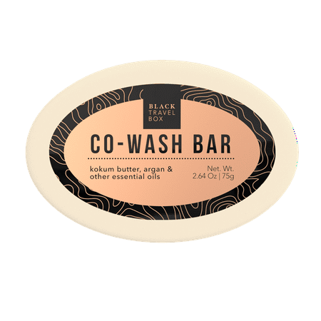 The Black Travel Box Co-Wash Bar, 75g