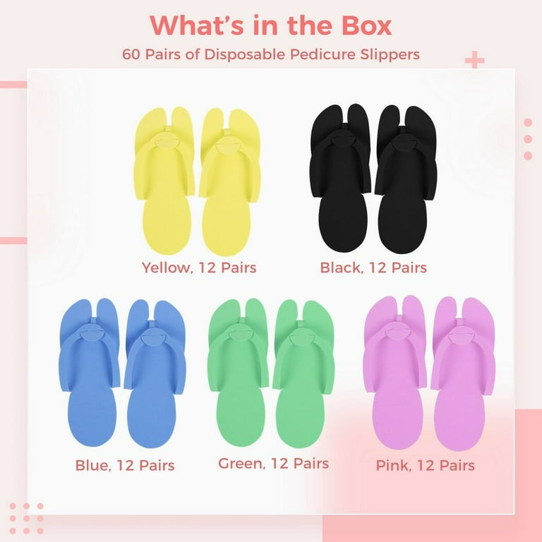 Disposable pedicure flip flops hot sale