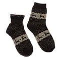 thumbnail image 2 of Calcetines tobilleros de lana para mujer, estilo vintage, acogedores, de invierno y Navidad. café, 2 of 8