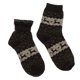 thumbnail image 2 of Calcetines gruesos de mezcla de lana con diseño de alce para invierno, para exteriores, para Navidad, hasta el tobillo café, 2 of 8