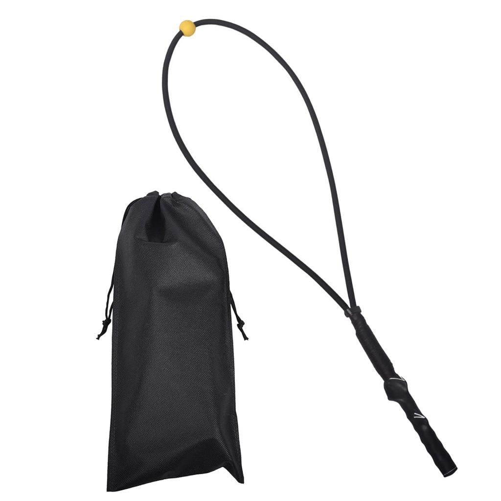 DimyFew Golf Swing Training Rope Comfortable Grip Golf Swing Practice Rope Improve Swing Black
