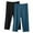 Navy, variant on lmcalzta Plus Size Capri Pants for Women Elastic Waisted Loose Soft Pajama Pants Loungewear Comfy Trousers